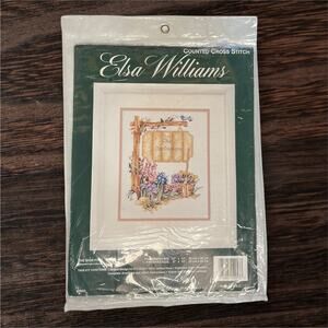 Elsa Williams Counted Cross-Stitch Kit #02053 "The Sign Post" 8x10" NOS